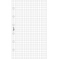 Ricambio agenda organizer a quadri 7x12cm 6fori bianco 1