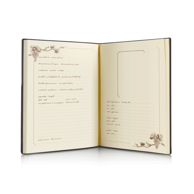Libro Dei Vini In Ecopelle 24x18 Turchese 1