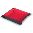 Svuotatasche In Ecopelle Bi Colore Rosso E Blu 17x17 Posa Oggetti 1