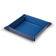 Svuotatasche In Ecopelle Bi Colore Blu 17x17 Posa Oggetti 1
