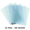 Copertine Acetato Trasparente Per Rilegatura 50 Fogli 200 Micron A4 Lucide 21x30 1