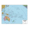 Carta Geografica Murale Oceania 100x140 Bifacciale Fisica E Politica 1 12.000.000 1