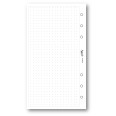 Ricambio agenda organizer dots grid 9,5x17cm 6fori 50fogli bianco 1