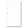 Ricambio agenda organizer dots grid 9,5x17cm 6fori 50fogli bianco 2
