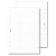 Ricambio agenda organizer dots grid 15x21cm A5 6fori 30pz 30fogli 3