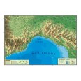 Carta Geografica Murale Regionale Liguria 100x140 Bifacciale Fisica E Politica 1