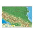Carta Geografica Murale Regionale Emilia Romagna 100x140 Bifacciale Fisica E Politica 1