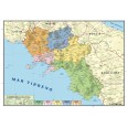 Carta Geografica Murale Regionale Campania 100x140 Bifacciale Fisica E Politica 1