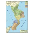 Carta Geografica Murale Regionale Calabria 100x140 Bifacciale Fisica E Politica 2