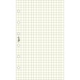 Ricambio agenda organizer a quadri 7x12cm 6fori 50fogli avorio 1