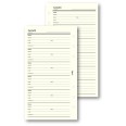 Ricambio agenda organizer rubrica 9,5x17cm 6fori 50fogli avorio 3