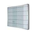Bacheca Portachiavi Da 180 Posti Con Ante Scorrevoli In Vetro E Struttura Alluminio 90x120cm 1