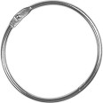 Anelli Metallici Apribili Per Rilegare O Chiavi Diam. 28 Mm 10 Pezzi Anelli Silver Metallici Chiusura A Scatto 1