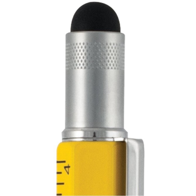 Penna 9 Funzioni In Metallo A Sfera Con Touch Livella Cacciavite E Vari Righelli Colore Giallo 6