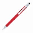 Penna 9 Funzioni In Metallo A Sfera Con Touch Livella Cacciavite E Vari Righelli Colore Rosso 1