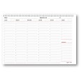 Planning settimanale perpetuo spiralato 21x30cm A4 orario 55fogli twocolors 1