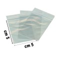 500 Buste A Zip Trasparenti Con Chiusura A Pressione Misura Utile 5x5 Bustine Zip 1