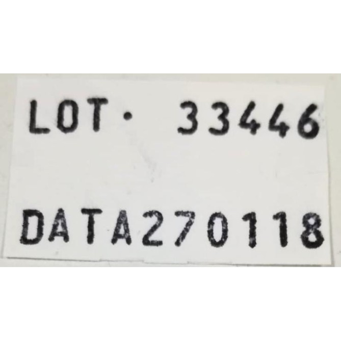Prezzatrice Alfanumerica 2 Linee 10 Cifre Alfa Numerica In Entrambe Le Linee Bollini 26x16 Rettangolare 1