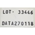 Prezzatrice Alfanumerica 2 Linee 10 Cifre Alfa Numerica In Entrambe Le Linee Bollini 26x16 Rettangolare 1