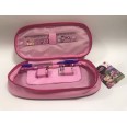 Minnie Happy Girl Astuccio Portapenne Ovale Con Cerniera Fucsia 2