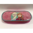 Frozen Astuccio Portapenne Ovale Con Cerniera Rosa Fucsia 2